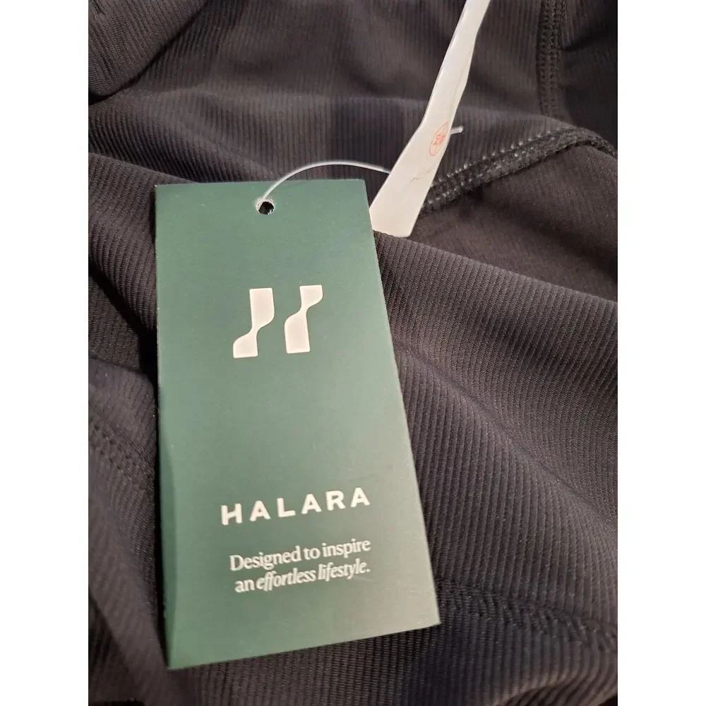 Halara Women's Black Business Causal Flaired Stretchy Dress Pants - Picture 3 of 4